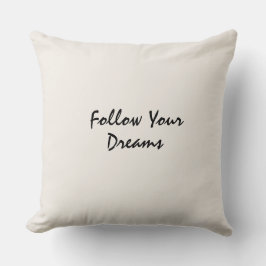 Cojín Decorativo  Typography motivated elegant  quote