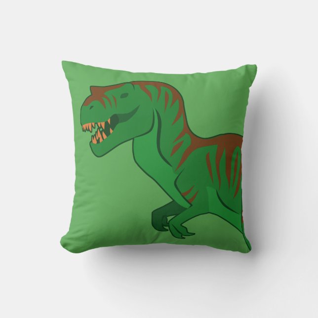 Cojín Decorativo Tyrannosaurus (cara) (Anverso)