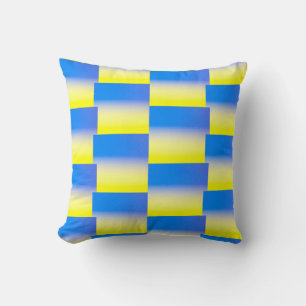 Cojín Decorativo Ucrania azul y amarilla inspiró la guerra de paz c