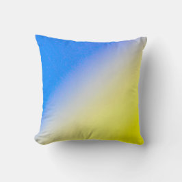 Cojín Decorativo Ucrania azul y amarilla inspiró la guerra de paz c