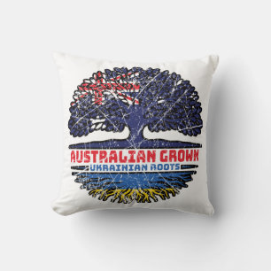 Cojín Decorativo Ucrania raíces de árboles australianos ucranianos