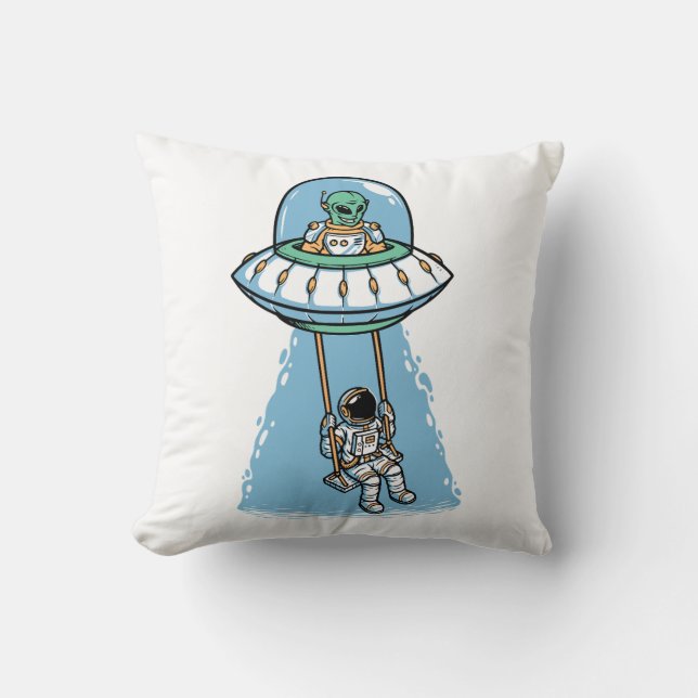 Cojín Decorativo UFO Astronaut Exchange (Anverso)