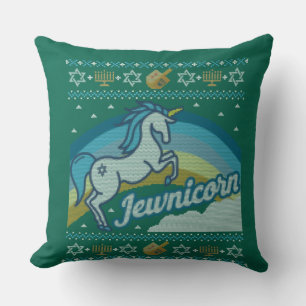 Cojín Decorativo Ugly Hanukkah Unicorn Jewnicorn