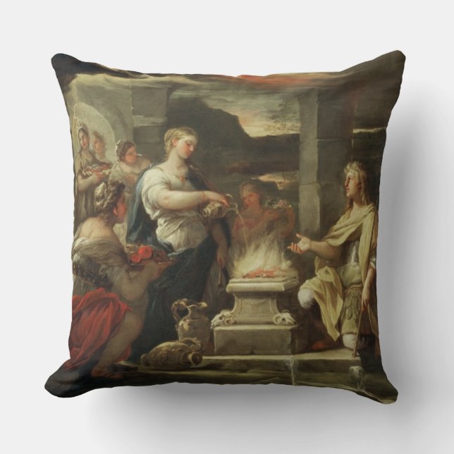 Cojín Decorativo Ulises y Calypso (Anverso)