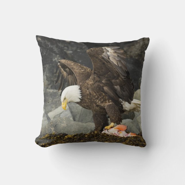 Cojín Decorativo Último Eagle calvo (Anverso)