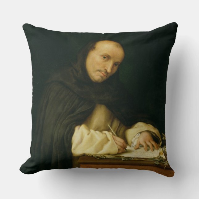 Cojín Decorativo Un administrador dominicano, 1526 (Anverso)