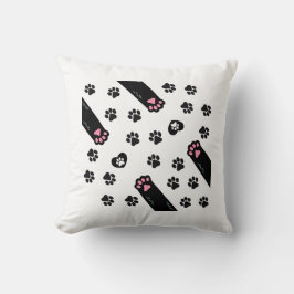 Cojín Decorativo Un amante de la huella Mascotas