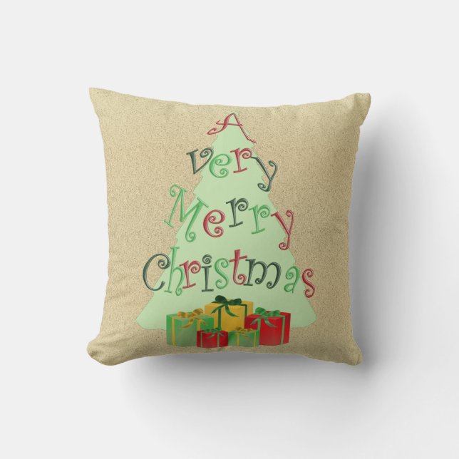 Cojín Decorativo Un aspecto navideño muy divertido (Anverso)
