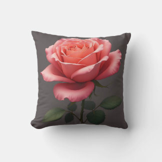 Cojín Decorativo Un bonito rosa, fresco y vibrante.