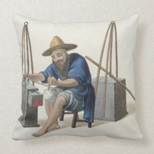 Cojín Decorativo Un componedor de la porcelana, platea 28 'del