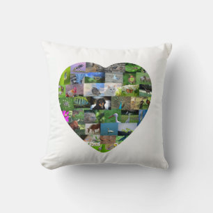 Cojín Decorativo Un corazón para los animales