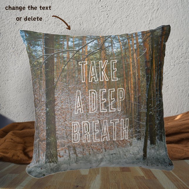 Cojín Decorativo Un día de invierno soleado en el pinar (Subido por el creador)