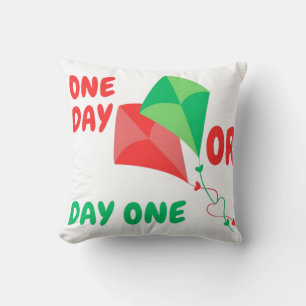 Cojín Decorativo Un Día o Día Uno – Motivación