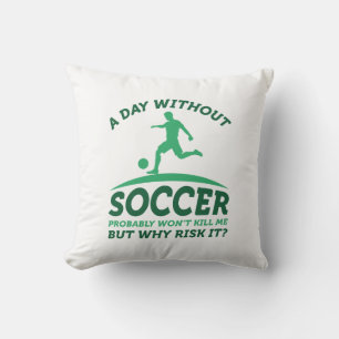 Cojín Decorativo Un día sin fútbol
