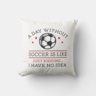 Cojín Decorativo Un día sin fútbol