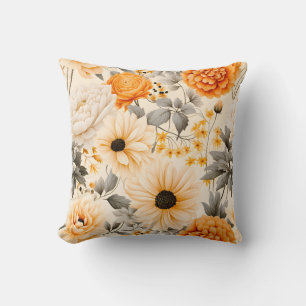 Cojín Decorativo Un diseño de la serie floral de otoño 1