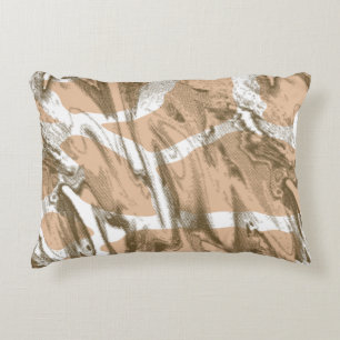 Cojín Decorativo Un diseño de tejido vibrante con intrincadas flore