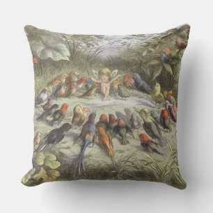 Cojín Decorativo Un ensayo en tierra de hadas, ilustracion de 'In F