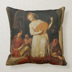 Cojín Decorativo Un fiesta musical, 1681