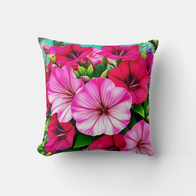 Cojín Decorativo Un florido ramo floreciente (Anverso)