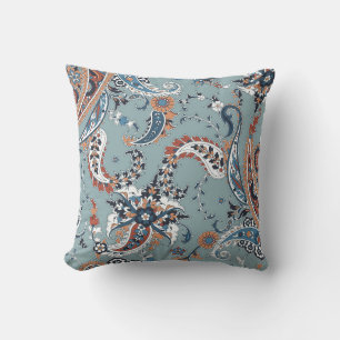 Cojín Decorativo Un fondo de moda sin igual con paisley en la India