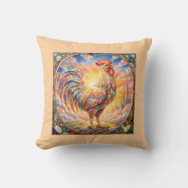 Cojín Decorativo Un gallo etéreo