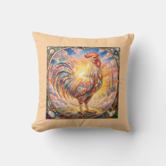 Cojín Decorativo Un gallo etéreo