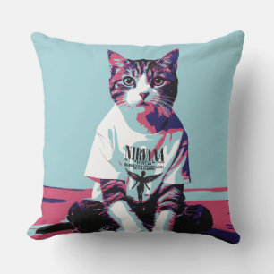 Cojín Decorativo Un gato chillin'