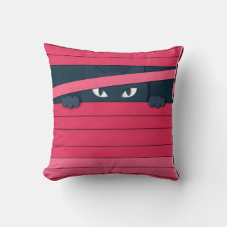 Cojín Decorativo Un gato estilizado minimalista