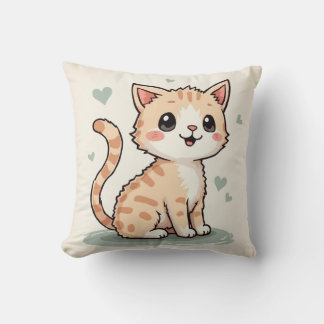 Cojín Decorativo un gato lindo