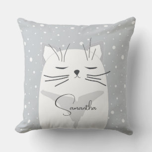 Cojín Decorativo Un gato lindo, símbolo del 2023.