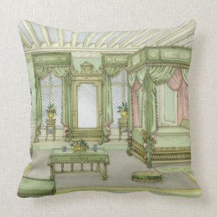Cojín Decorativo Un interior del dormitorio en el estilo de Enrique