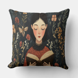 Cojín Decorativo Un momento tranquilo con un libro