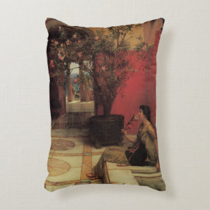 Cojín Decorativo Un Oleandro de Alma Tadema, Flores Vintage