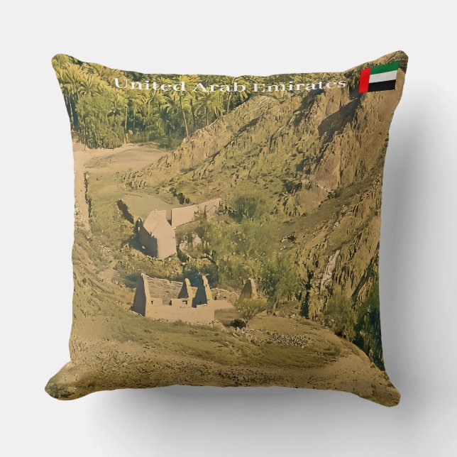 Cojín Decorativo Un paisaje rural (Anverso)