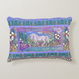 Cojín Decorativo Un paraíso morado