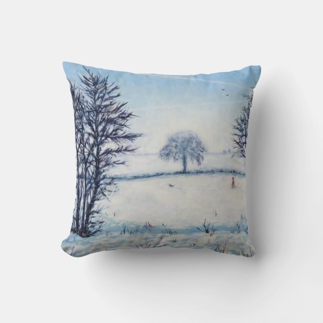 Cojín Decorativo Un paseo de los inviernos (Anverso)