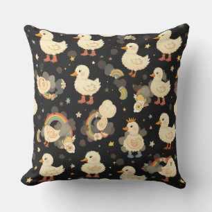 Cojín Decorativo Un pato lleno de risas