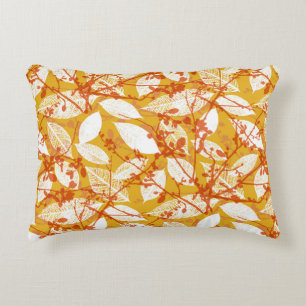 Cojín Decorativo Un patrón ininterrumpido de fondo vintage de otoño