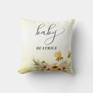 Cojín Decorativo Un pequeño Baby Shower de abejas