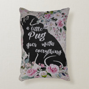 Cojín Decorativo Un Pequeño Pug Va Con Todo Regalo Para Niños
