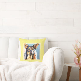 Cojín Decorativo "Un Perro Cuto" Foto Cute. ¡Hazte con una en Zazzl