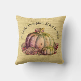 Cojín Decorativo Un poco de especias de calabaza es agradable" Deco