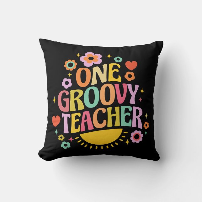 Cojín Decorativo Un profesor genial (Anverso)
