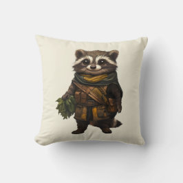 Cojín Decorativo Un Racoon Rasical