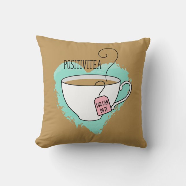 Cojín Decorativo Un regalo de positivitea para nuevo hogar (Anverso)