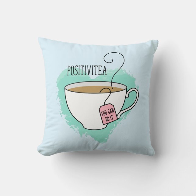 Cojín Decorativo Un regalo de positivitea para nuevo hogar (Anverso)