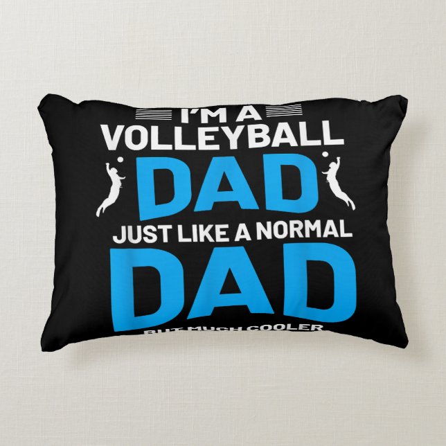 Cojín Decorativo Un regalo divertido de voleibol para hombres y muj (Anverso)