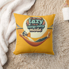 Cojín Decorativo Un regalo divertido para los perezosos diseñadores