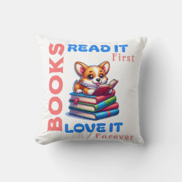 Cojín Decorativo Un regalo fabuloso para los que aman los libros y 